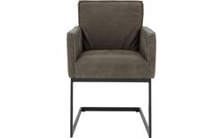 Goossens excellent eetkamerstoel tom grijs leer - 8210515-01