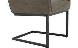 Goossens excellent eetkamerstoel tom grijs leer - 8210515-01