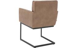 Goossens excellent eetkamerstoel tom bruin leer - 8210516-02