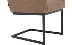 Goossens excellent eetkamerstoel tom bruin leer - 8210516-01