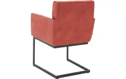 Goossens excellent eetkamerstoel tom rood leer - 8210517-01