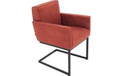 Goossens excellent eetkamerstoel tom rood leer - 8210517-01
