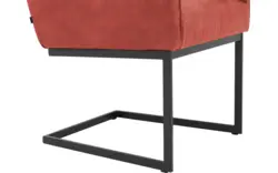 Goossens excellent eetkamerstoel tom rood leer - 8210517-01