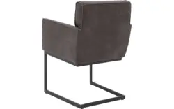 Goossens excellent eetkamerstoel tom bruin leer - 8210518-01