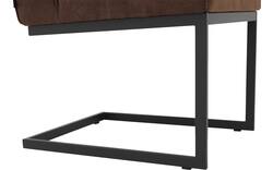 Goossens excellent eetkamerstoel tom bruin leer - 8210520-02