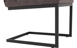 Goossens excellent eetkamerstoel tom bruin leer - 8210523-02