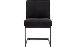Goossens excellent eetkamerstoel tom zwart leer - 8210524-02