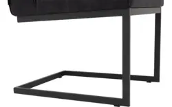 Goossens excellent eetkamerstoel tom zwart leer - 8210524-02