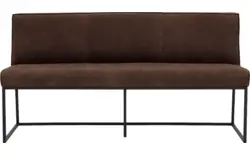 Goossens excellent eetkamerbank tom bruin leer - 8210536-02