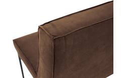 Goossens excellent eetkamerbank tom bruin leer - 8210536-02
