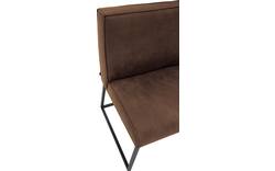 Goossens excellent eetkamerbank tom bruin leer - 8210536-02