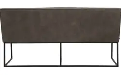 Goossens excellent eetkamerbank tom grijs leer - 8210537-02