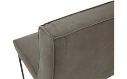 Goossens excellent eetkamerbank tom grijs leer - 8210537-02