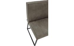 Goossens excellent eetkamerbank tom grijs leer - 8210537-02