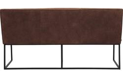 Goossens excellent eetkamerbank tom bruin leer - 8210538-02