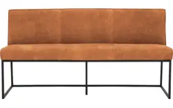 Goossens excellent eetkamerbank tom bruin leer - 8190648-02