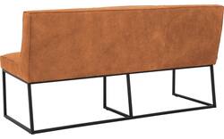 Goossens excellent eetkamerbank tom bruin leer - 8210540-03