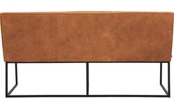 Goossens excellent eetkamerbank tom bruin leer - 8190648-02