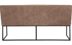 Goossens excellent eetkamerbank tom bruin leer - 8210541-02