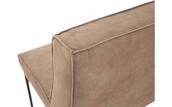 Goossens excellent eetkamerbank tom bruin leer - 8210541-02