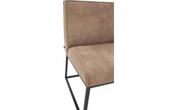 Goossens excellent eetkamerbank tom bruin leer - 8210541-02