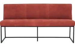 Goossens excellent eetkamerbank tom rood leer - 8210542-02