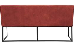 Goossens excellent eetkamerbank tom rood leer - 8210542-02