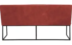 Goossens excellent eetkamerbank tom rood leer - 8210542-02