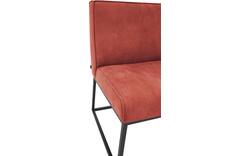 Goossens excellent eetkamerbank tom rood leer - 8210542-02