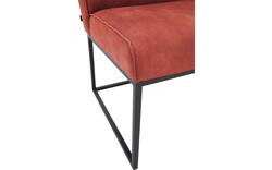 Goossens excellent eetkamerbank tom rood leer - 8210542-02