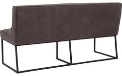 Goossens excellent eetkamerbank tom bruin leer - 8210543-03