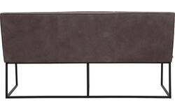 Goossens excellent eetkamerbank tom bruin leer - 8210543-02