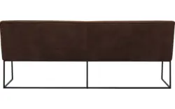 Goossens excellent eetkamerbank tom bruin leer - 8210556-02