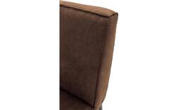 Goossens excellent eetkamerbank tom bruin leer - 8210556-02