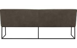 Goossens excellent eetkamerbank tom grijs leer - 8210557-02