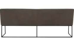 Goossens excellent eetkamerbank tom grijs leer - 8210557-02