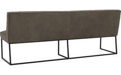 Goossens excellent eetkamerbank tom grijs leer - 8210557-02