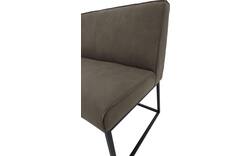 Goossens excellent eetkamerbank tom grijs leer - 8210557-02