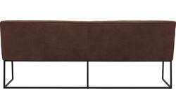 Goossens excellent eetkamerbank tom bruin leer - 8210558-02