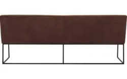 Goossens excellent eetkamerbank tom bruin leer - 8210558-02