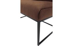 Goossens excellent eetkamerbank tom bruin leer - 8210558-02