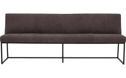 Goossens excellent eetkamerbank tom bruin leer - 8210563-02
