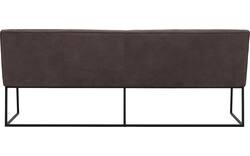 Goossens excellent eetkamerbank tom bruin leer - 8210563-02