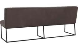 Goossens excellent eetkamerbank tom bruin leer - 8210563-02