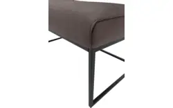 Goossens excellent eetkamerbank tom bruin leer - 8210563-02