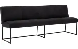 Leder buffalo superzwart