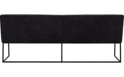 Goossens excellent eetkamerbank tom zwart leer - 8210564-02