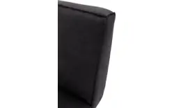 Goossens excellent eetkamerbank tom zwart leer - 8210564-02
