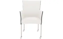 Goossens eetkamerstoel funk wit leer - 8210589-01