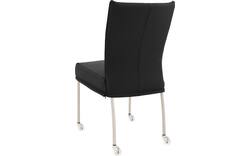 Goossens eetkamerstoel funk zwart leer - 8210590-02